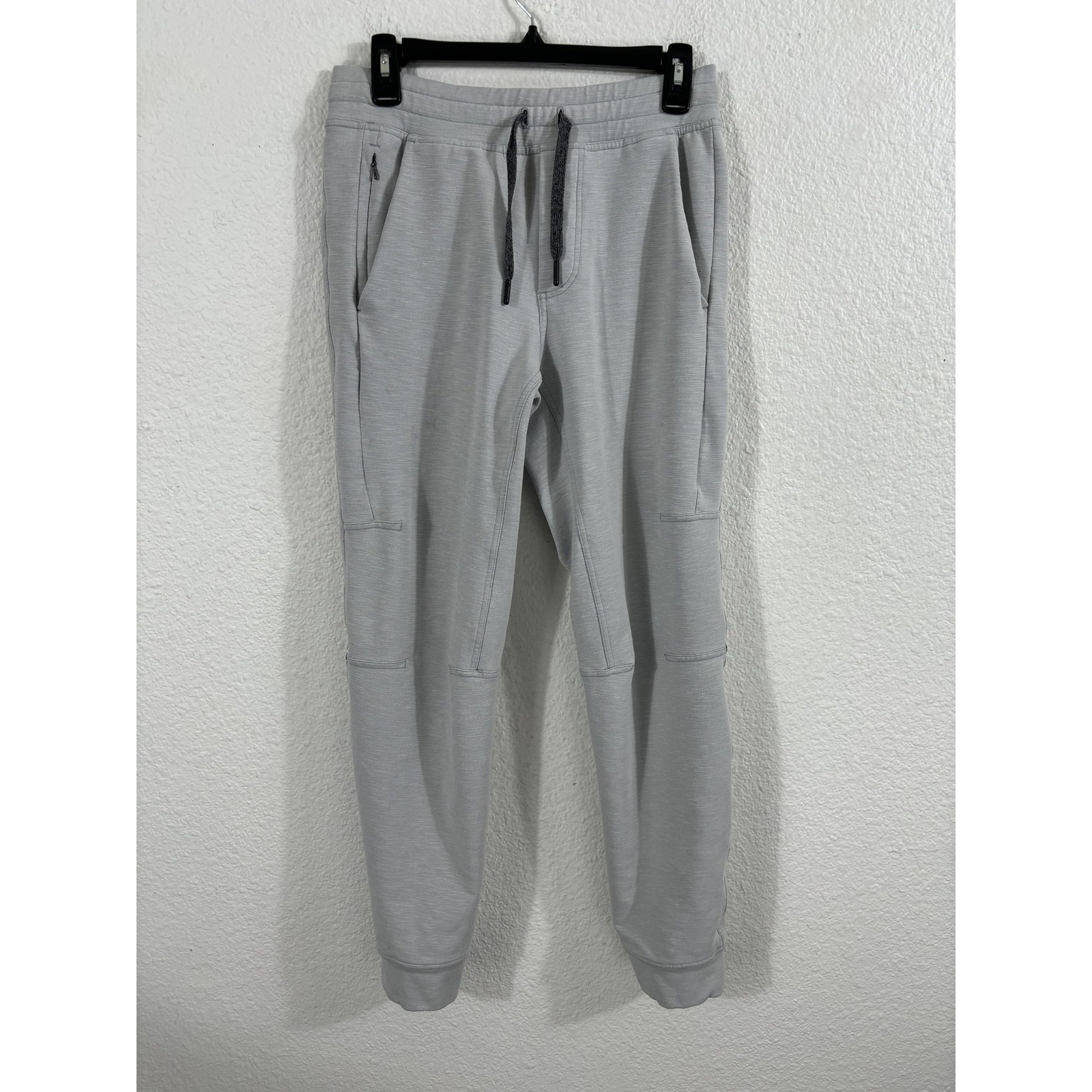 Lululemon Pants Mens Small Gray City Sweat Jogger Cuffed Drawstring Pockets